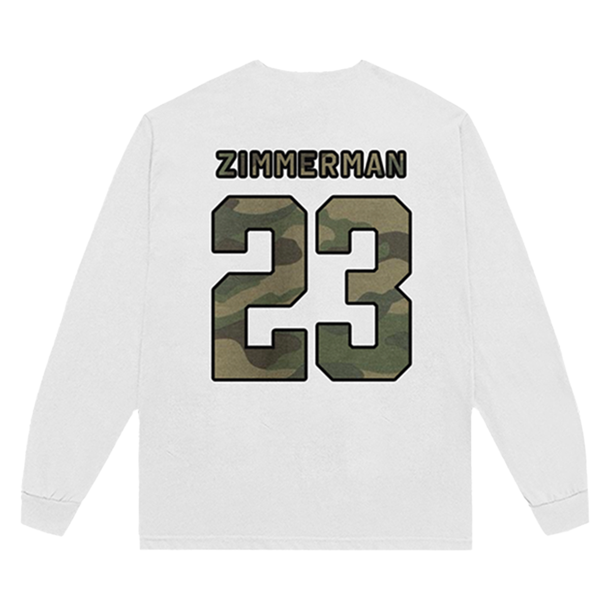 Logo Long Sleeve Tee - White