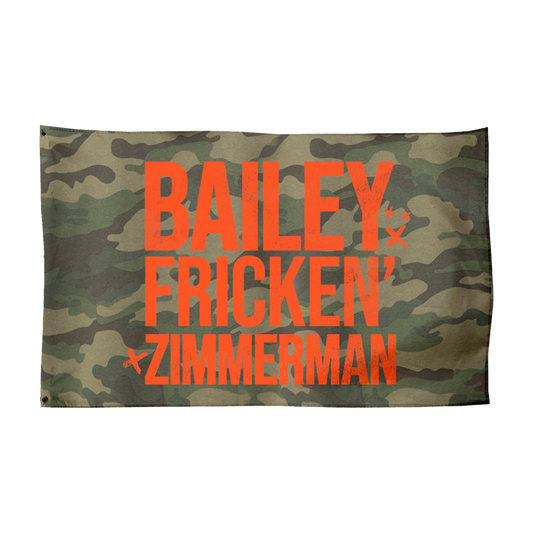 Bailey Fricken' Zimmerman Wall Flag